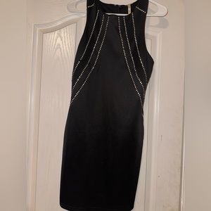 black cocktail dress